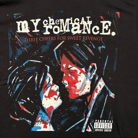 My Chemical Romance Three Cheers for Sweet Revenge T-Shirt Size Large - Picture 2 of 4